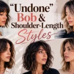 “Undone” Bob & Shoulder-Length Styles