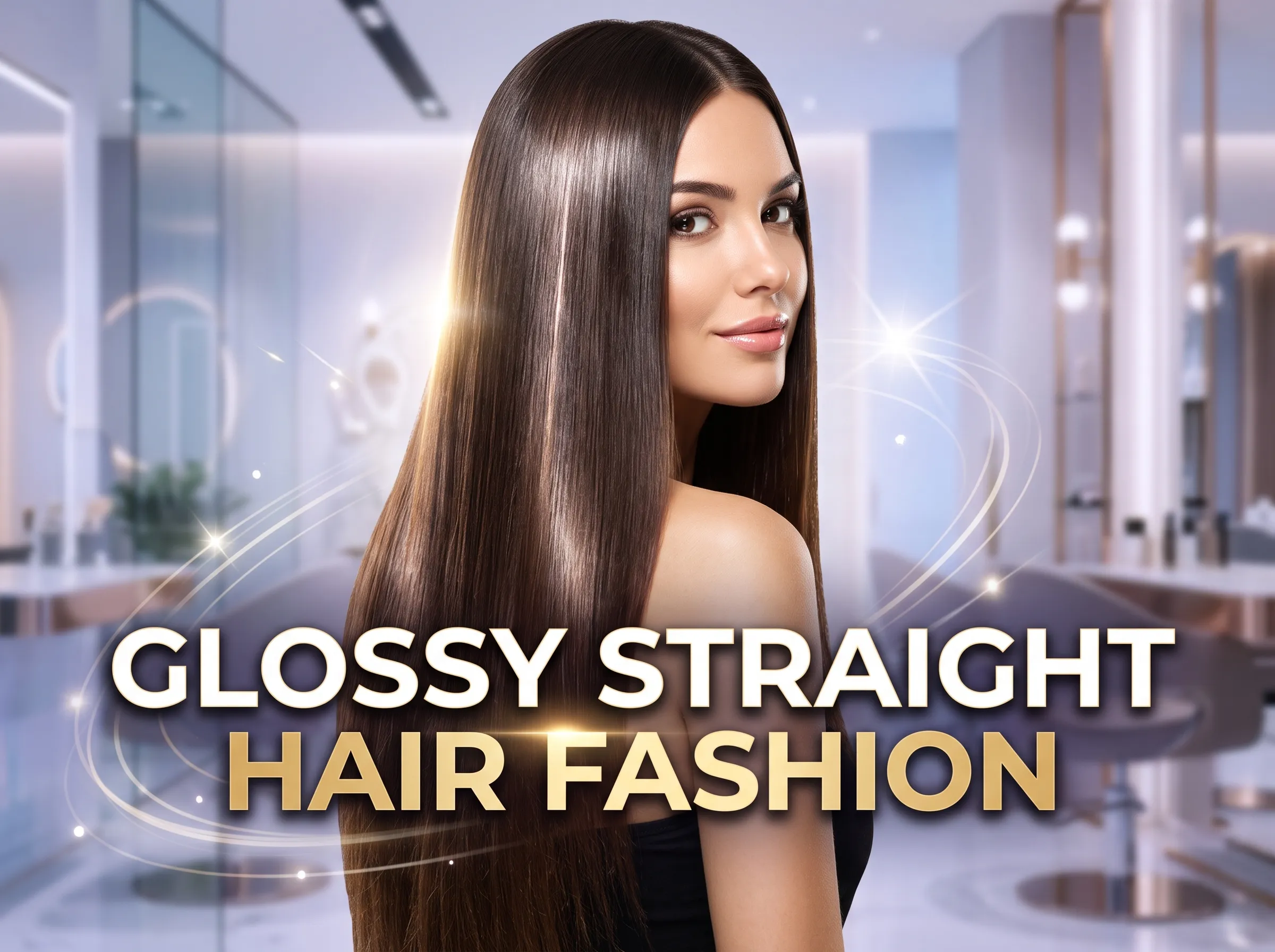 7 Easy Glossy Straight Hair Fashion