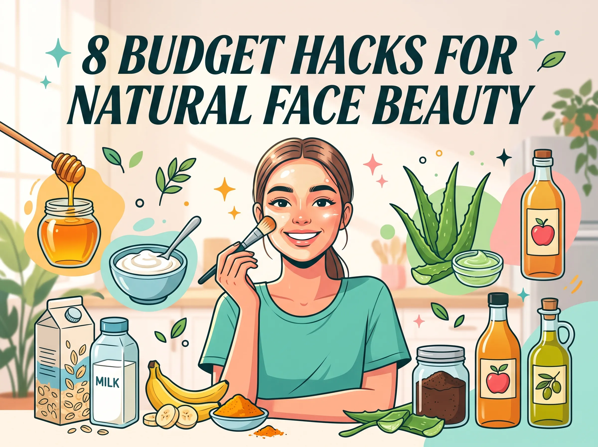 8 Budget hacks for natural Face Beauty