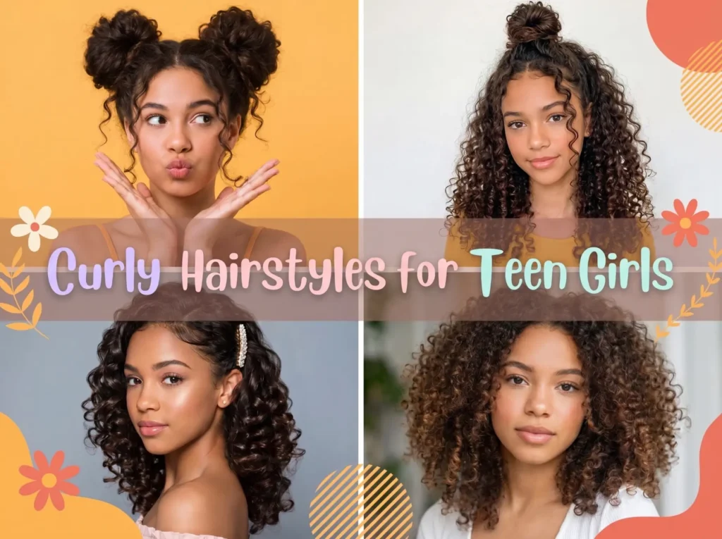 Beautiful Curly Hairstyles for Teen Girls You Need to Try