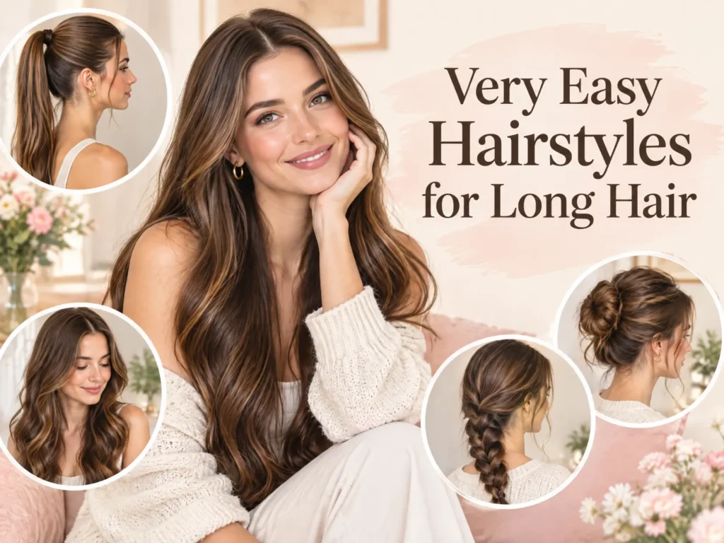 Very Easy Hairstyles for Long Hair You Can Do Yourself
