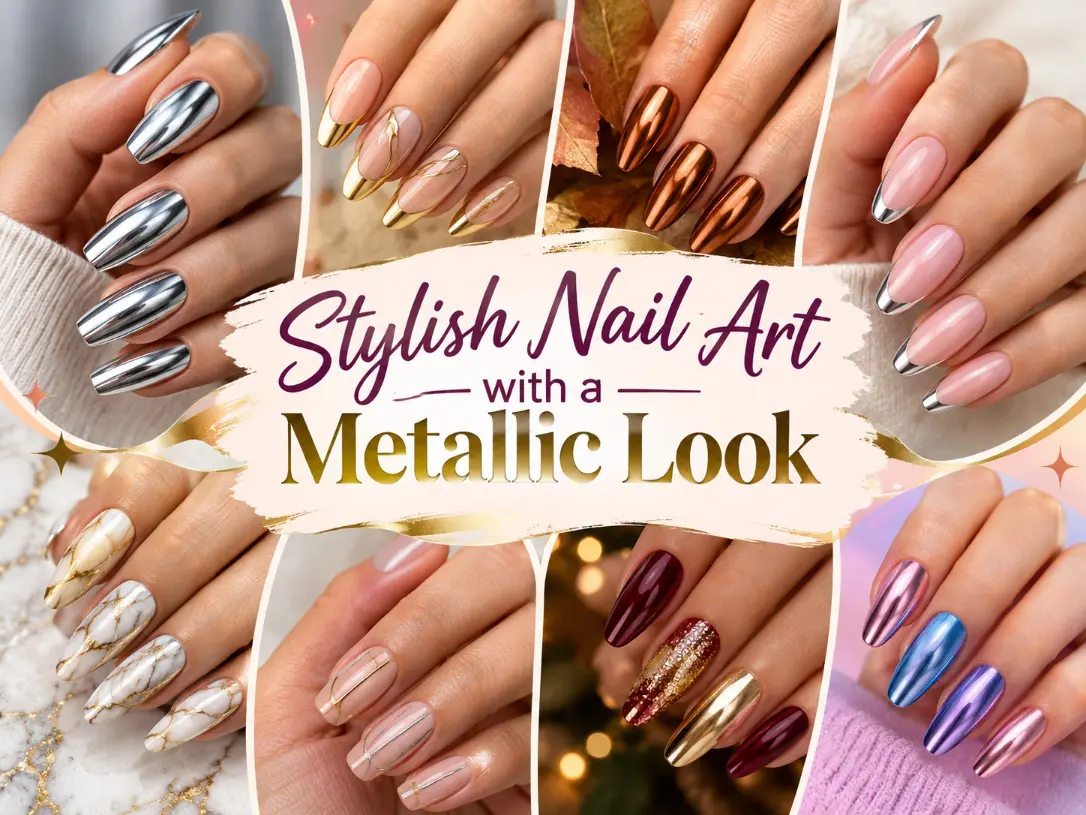 10 Stylish Nail Art with a Metallic Look - Chic Designs You’ll Want to Try