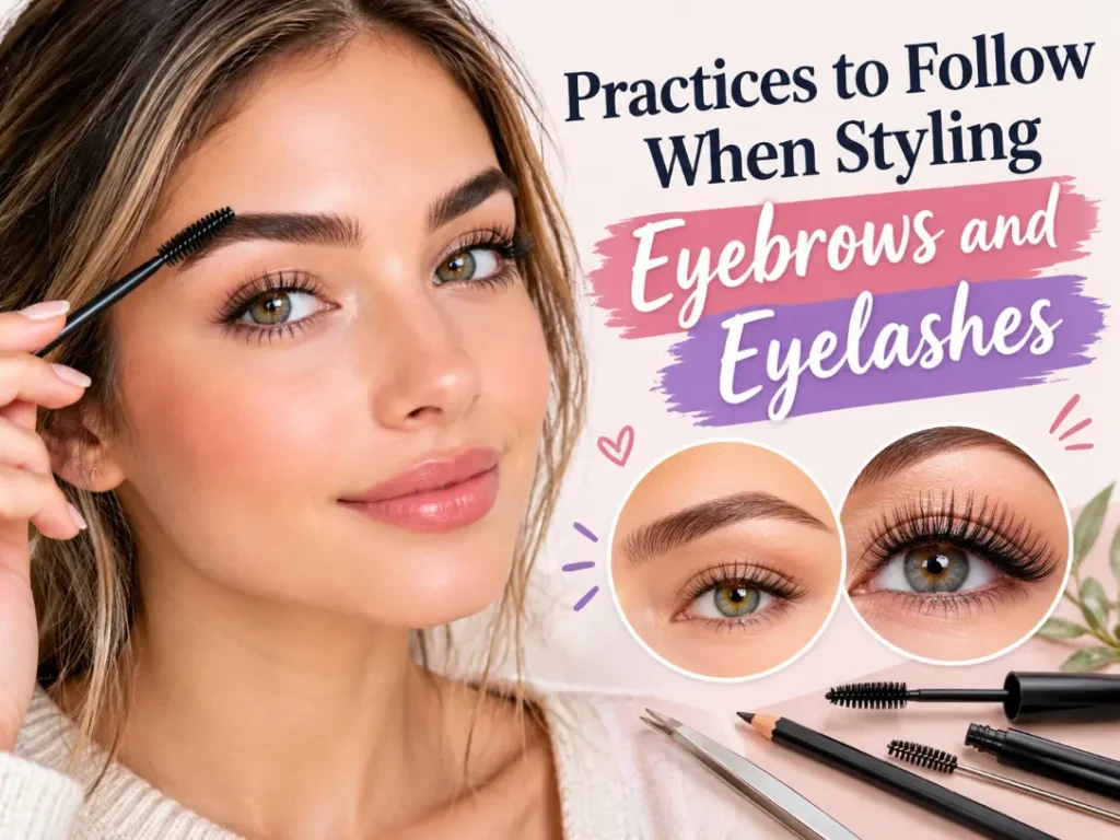 Practices to Follow When Styling Eyebrows and Eyelashes